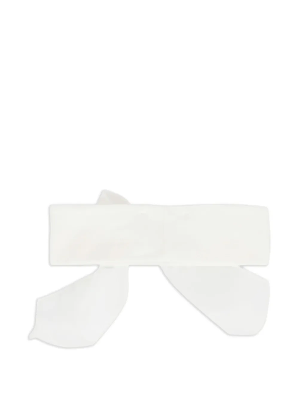 La Stupenderia Katoenen haarband met strik - Beige