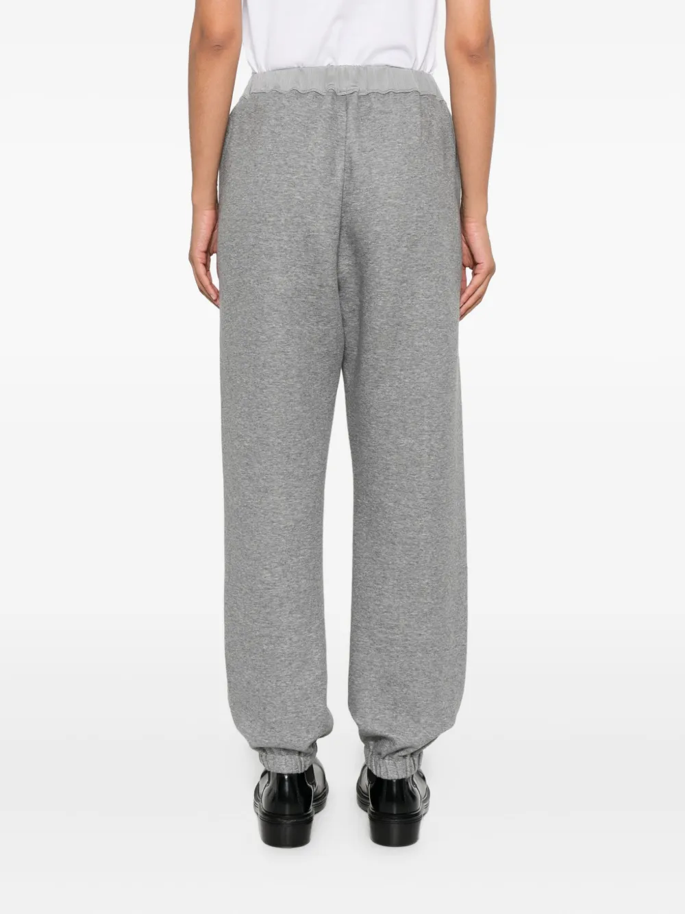 Carven Elastic-cuffed Track Pants In Gray