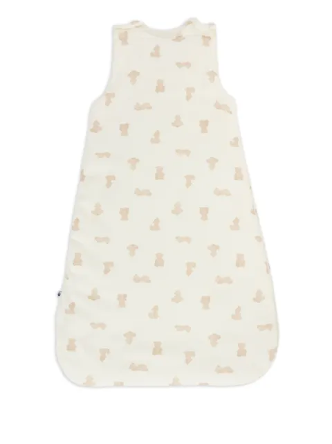 Petit Bateau bear-print sleeveless sleep bag