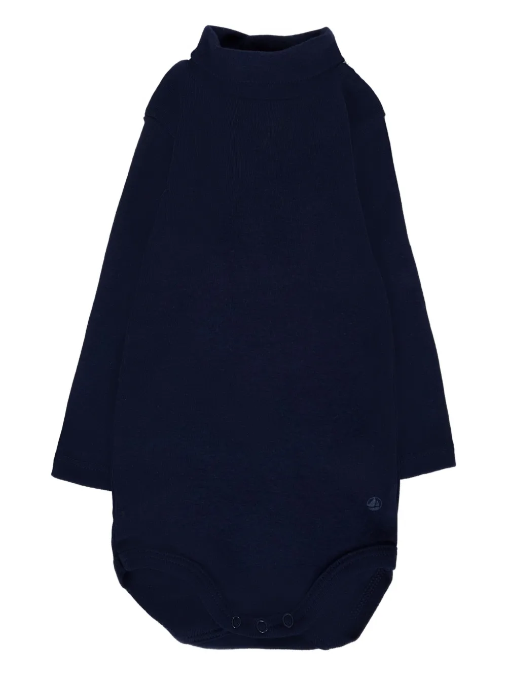 Petit Bateau ロングスリーブ ボディスーツ - ブラック Petit Bateau ロングスリーブ ボディスーツ - ブラック