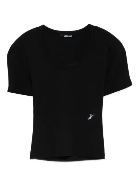 Jacquemus The Espiral scoop-neck T-shirt