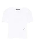 Jacquemus scoop-neck cotton T-shirt - White