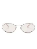 Miu Miu Eyewear oval-frame sunglasses - Grey