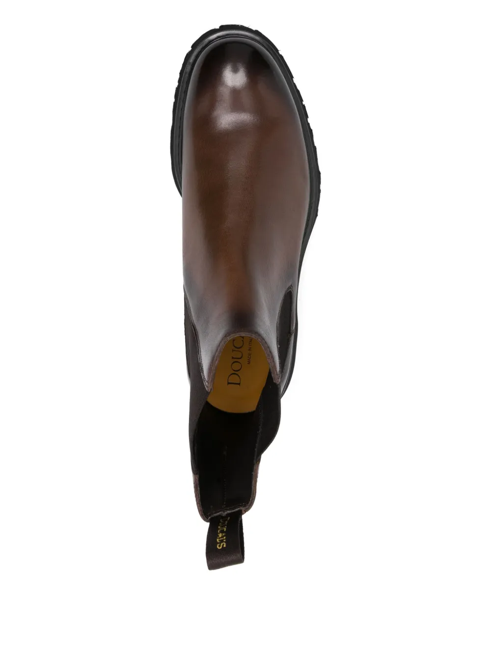 Doucal's 40mm elastic-panel leather chelsea boots Brown
