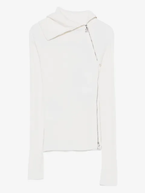 Sportmax 罗纹正面拉链毛衣