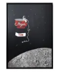 Vj’s Mind Monument Tin Cat wall decor (104cm x 74cm) - Black