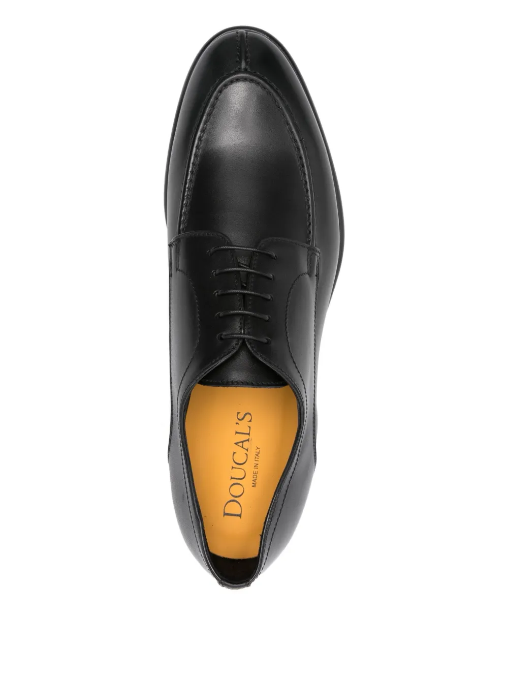 Doucal's leather lace-up shoes NN00 BLACK