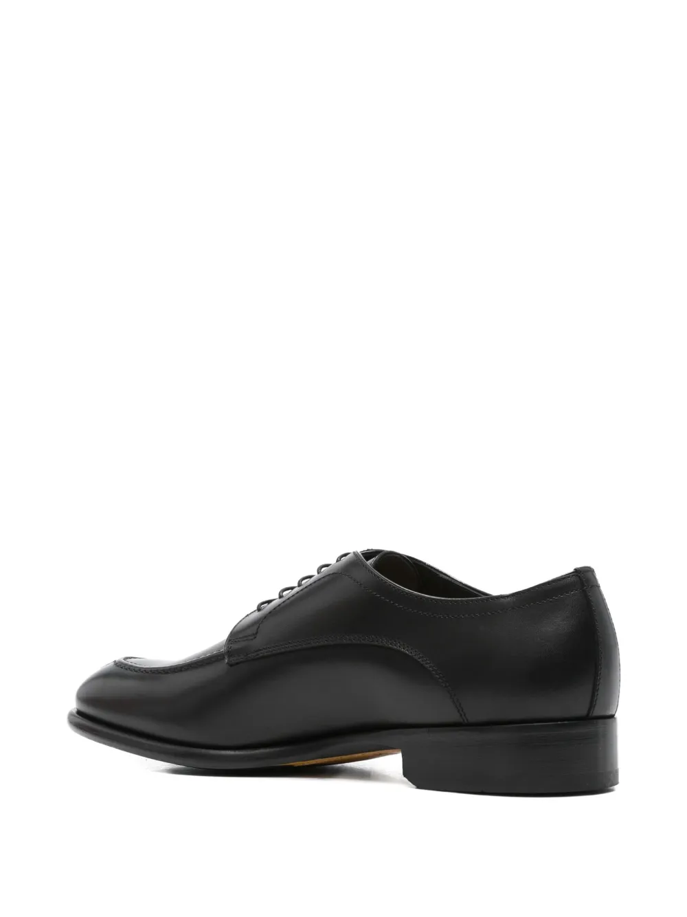 Doucal's leather lace-up shoes NN00 BLACK