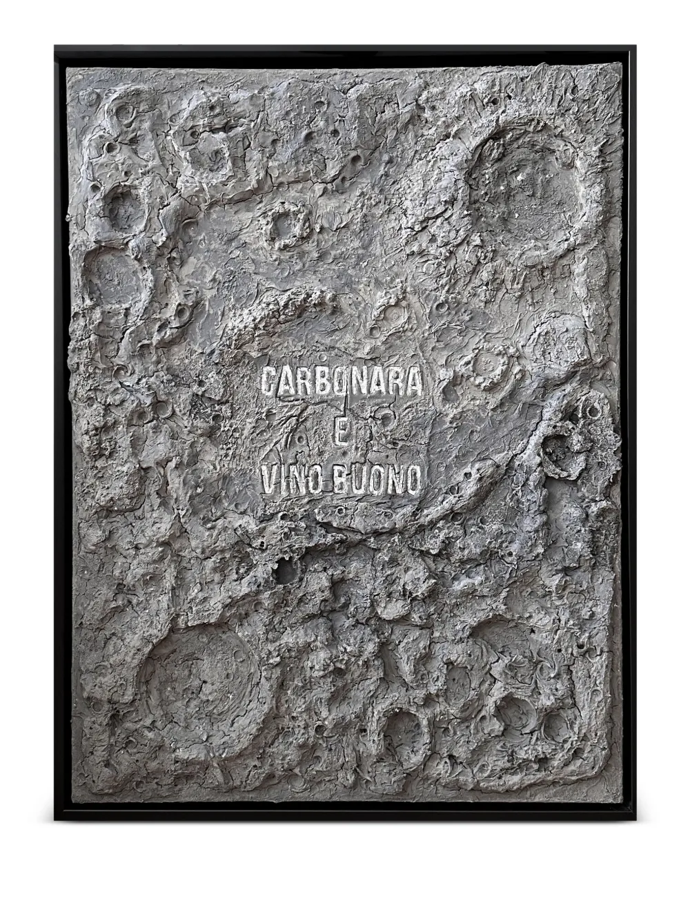 Vj's Mind Carbonara Vino Buono wall decor (63cm x 83cm) - グレー Vj's Mind Carbonara Vino Buono wall decor (63cm x 83cm) - グレー