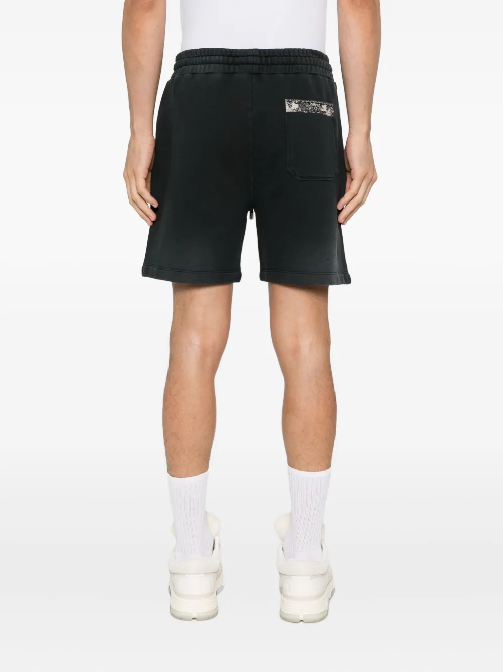 AMIRI Shorts met trekkoord en vlakken Zwart