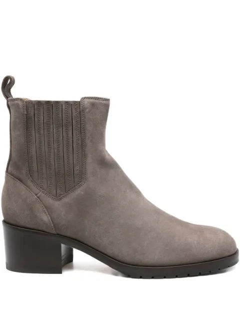 Doucal's 50mm elastic-panel suede boots