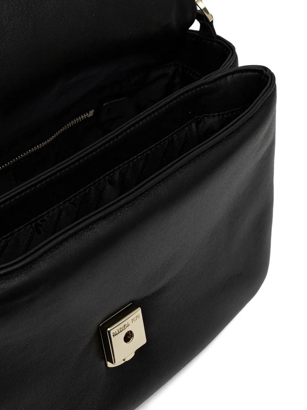 Patrizia Pepe bee-embellished shoulder bag Zwart