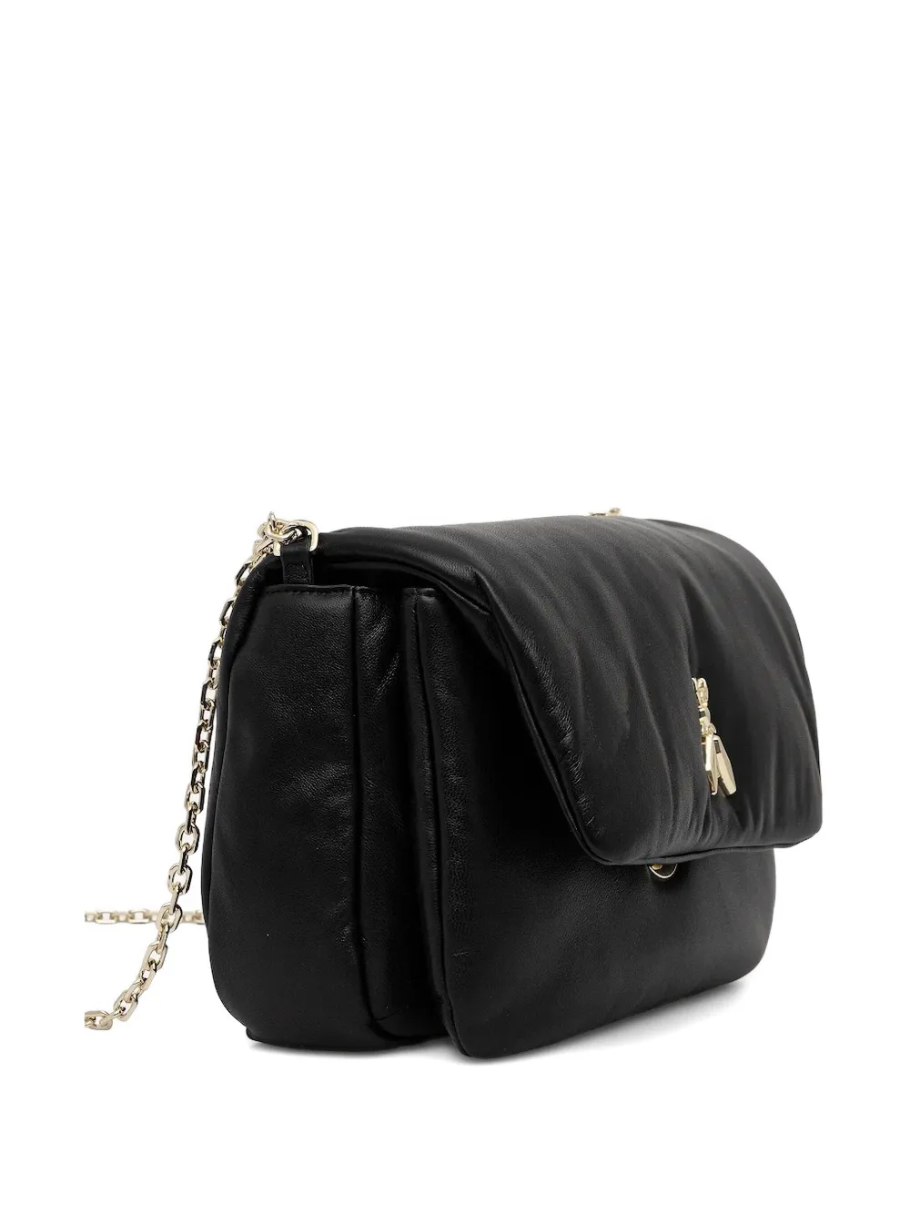Patrizia Pepe bee-embellished shoulder bag Zwart