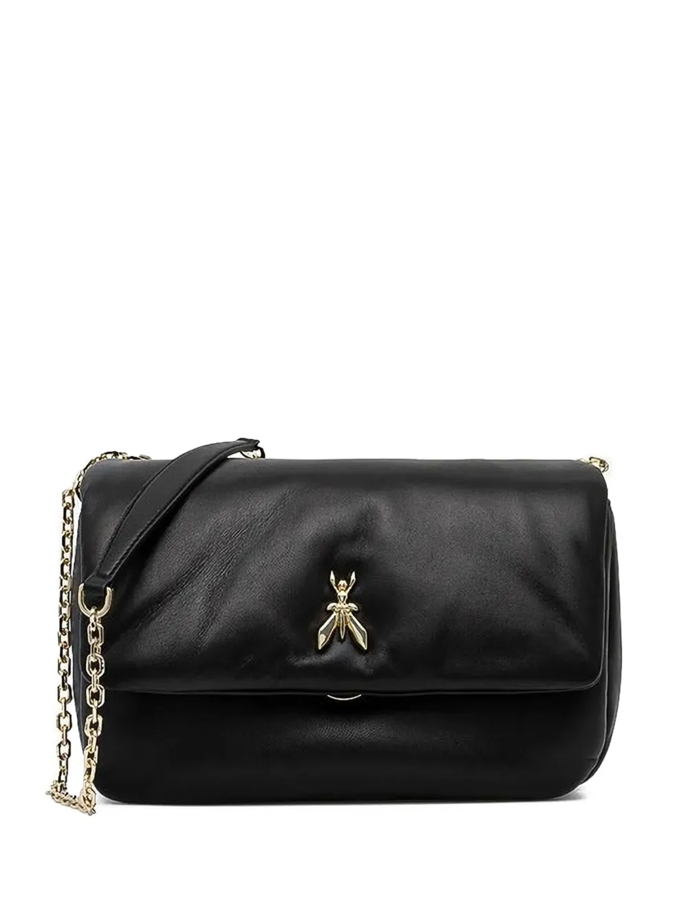 Patrizia Pepe bee-embellished shoulder bag | Black | Image 1