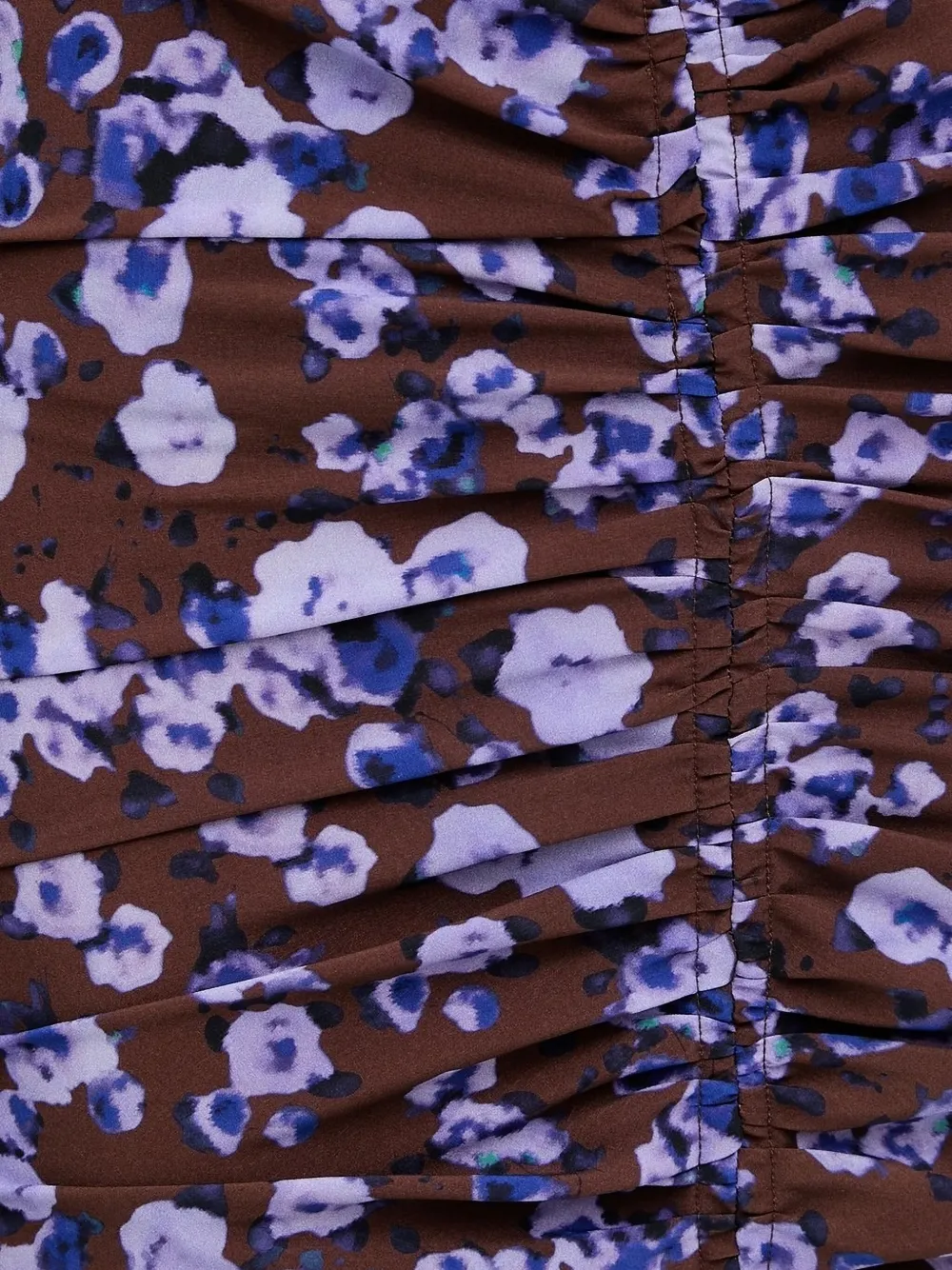 Patrizia Pepe floral-print midi skirt Bruin