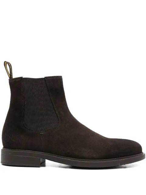 Doucal's elastic-panel suede boots