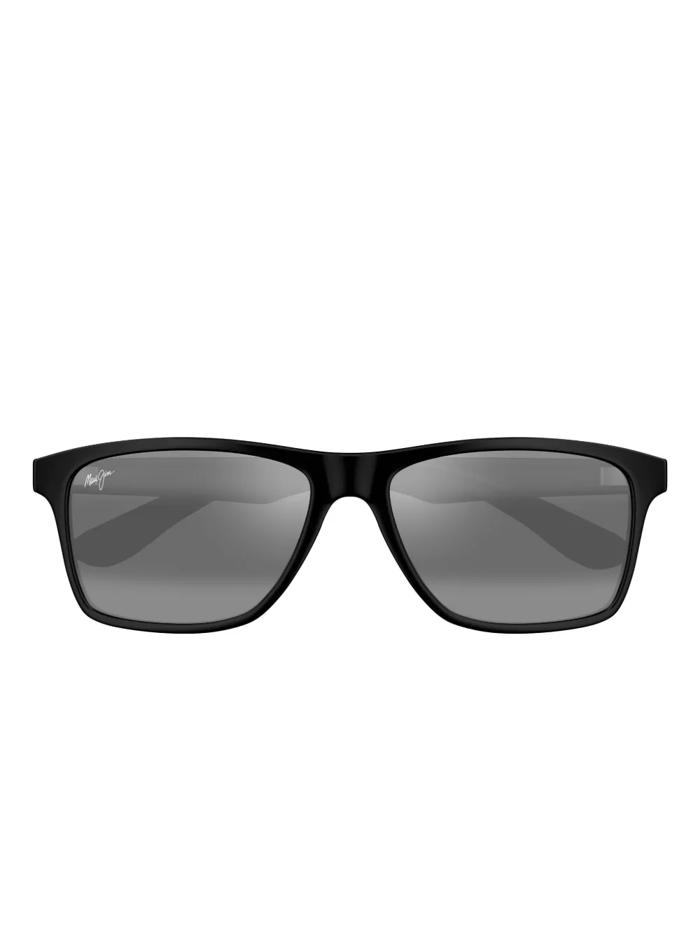 Maui Jim Pulama Neutral Grey Rectangular Unisex Sunglasses 618-02 59 In Black