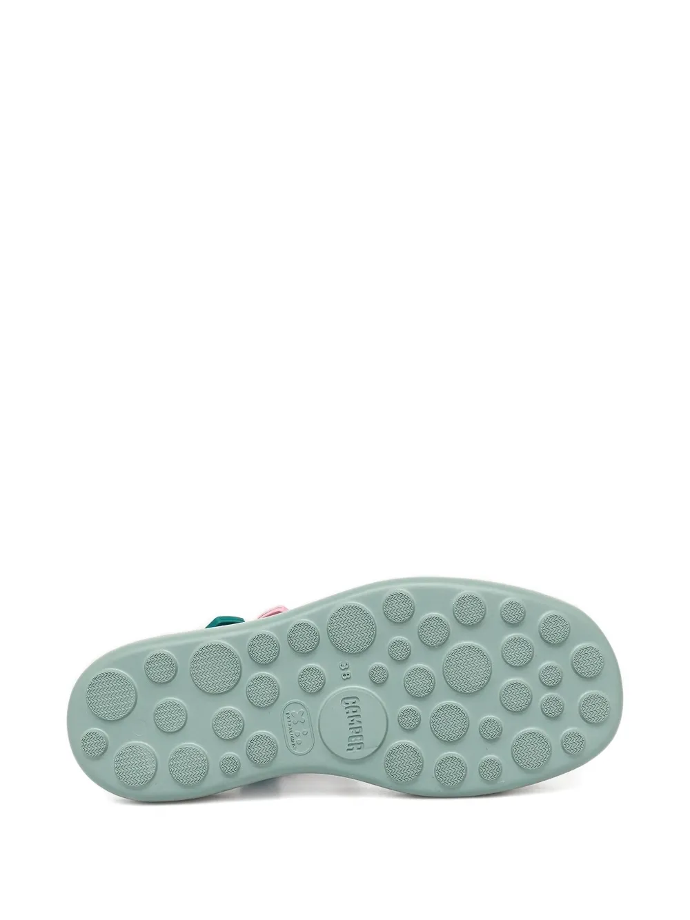Camper Twins Multi Strappy Flatform Sandals In Multi