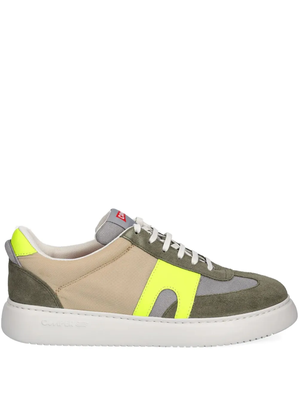 Camper Runner K21 Sorona panelled-suede sneakers Green