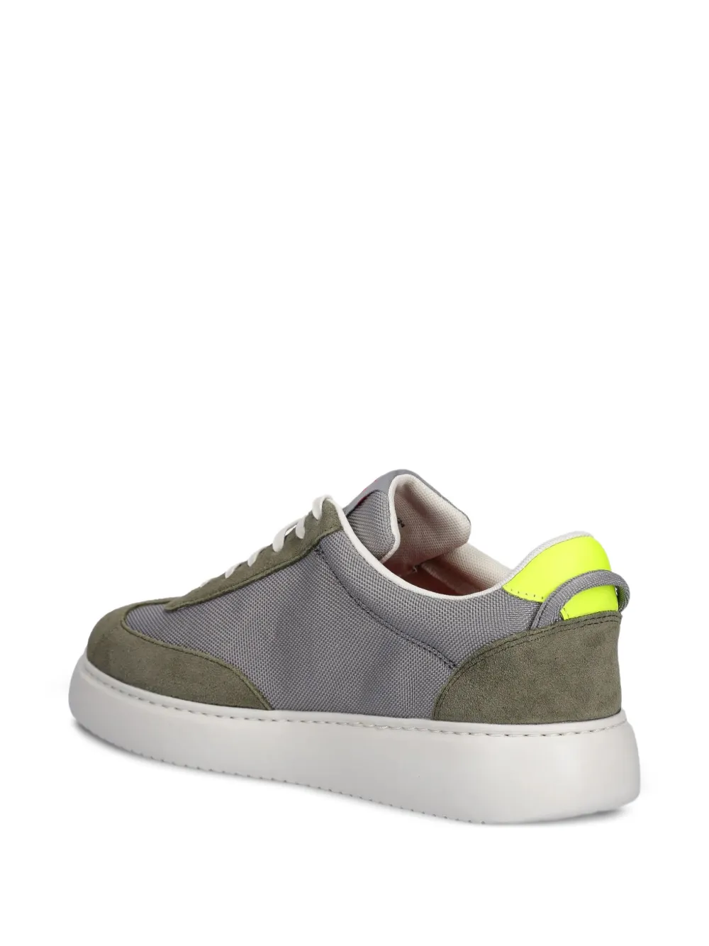 Camper Runner K21 Sorona panelled-suede sneakers Green