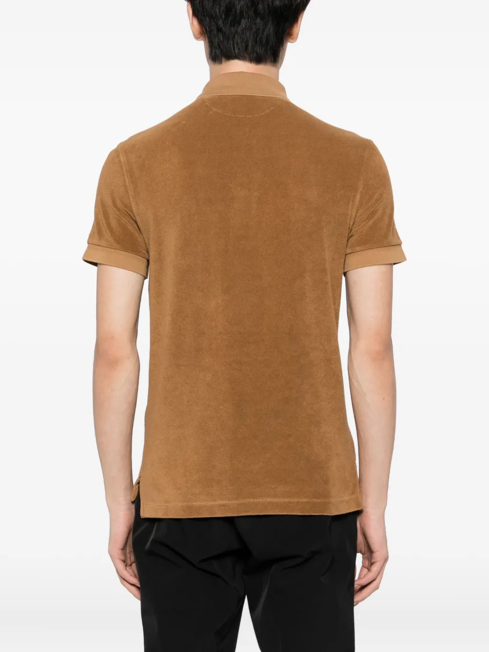 TOM FORD Poloshirt van katoenblend Bruin
