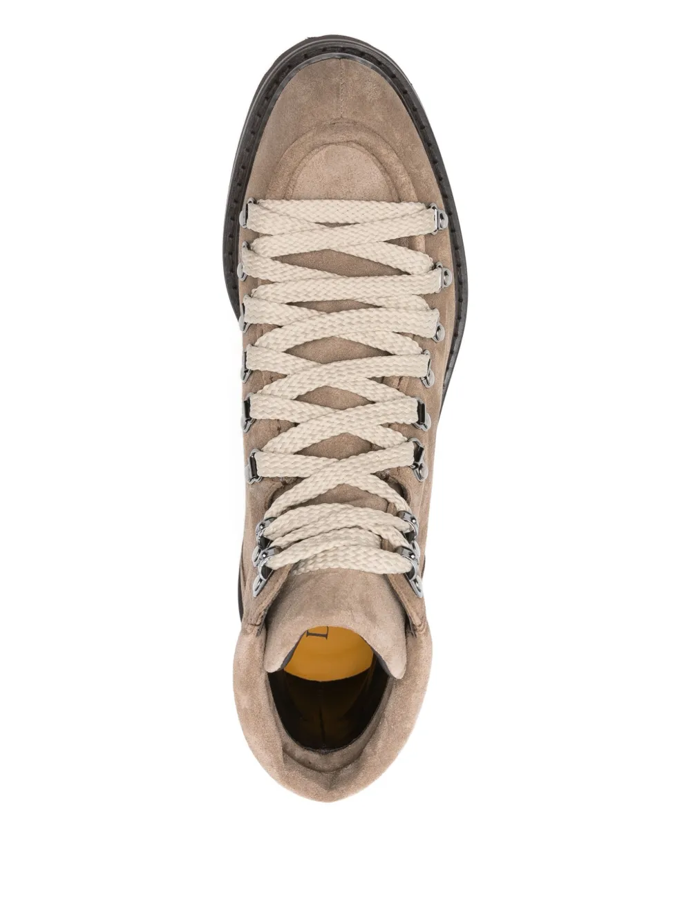 Doucal's lace-up suede ankle boots Brown