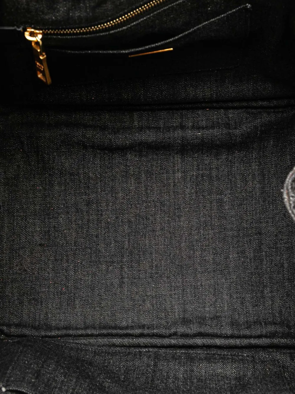 Pre-owned Prada 2013-2025 Denim Canapa Logo Satchel In Gray