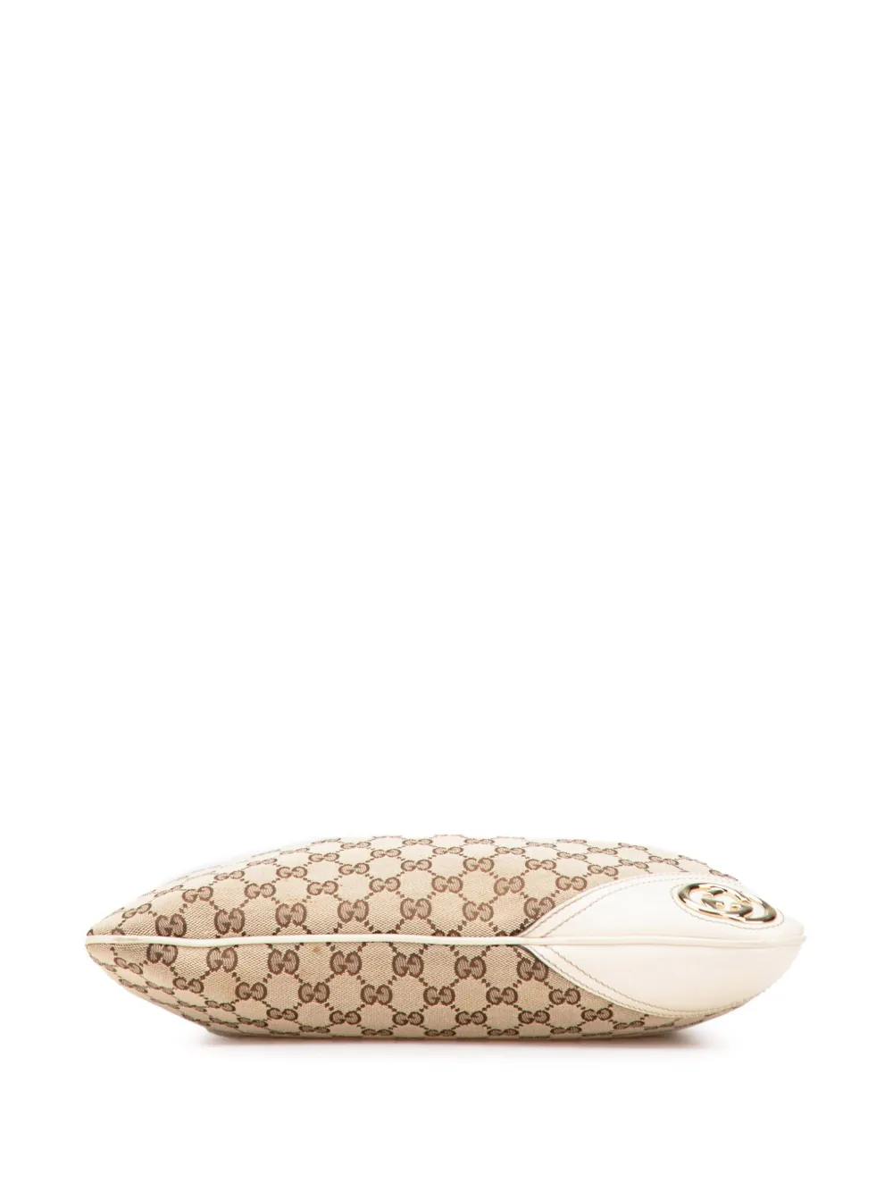 Pre-owned Gucci 2016-2025 Gg Canvas New Britt Hobo Bag