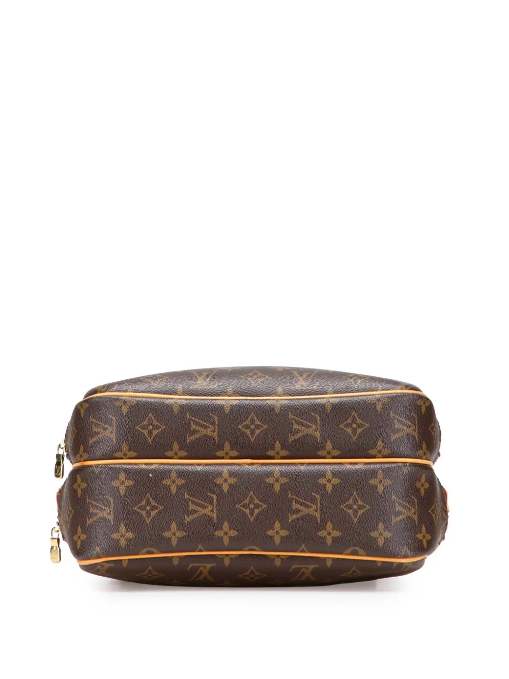 Pre-owned Louis Vuitton 2002 Monogram Reporter Pm Crossbody Bag In Brown