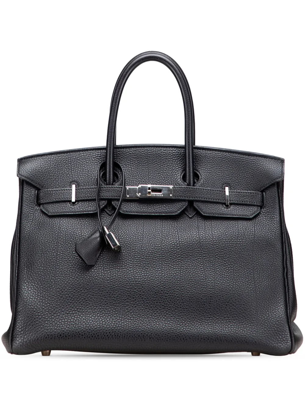 Hermès Pre-Owned 2000 Togo Birkin Retourne 35 handbag - ブラック Hermès Pre-Owned 2000 Togo Birkin Retourne 35 handbag - ブラック