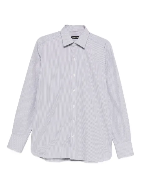 TOM FORD camisa manga larga con motivo de rayas