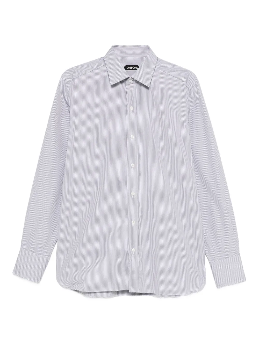 TOM FORD striped long-sleeve shirt | Blue | Image 1