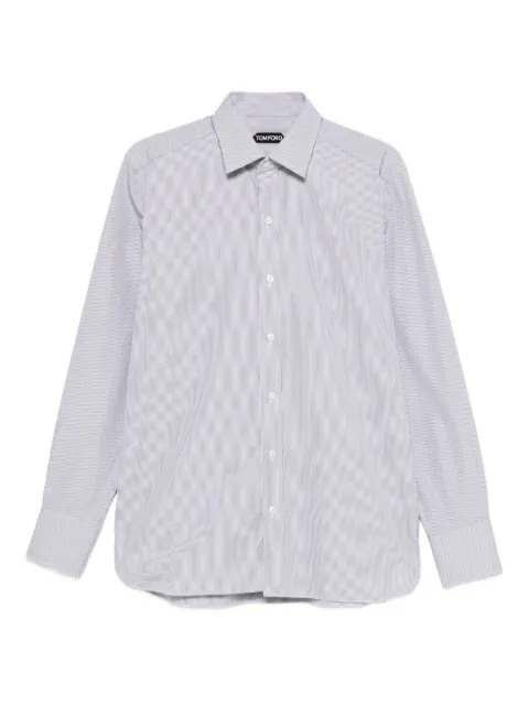 TOM FORD striped long-sleeve shirt