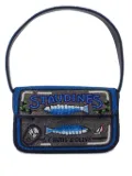 STAUD Tommy beaded fish-motif shoulder bag - Blue