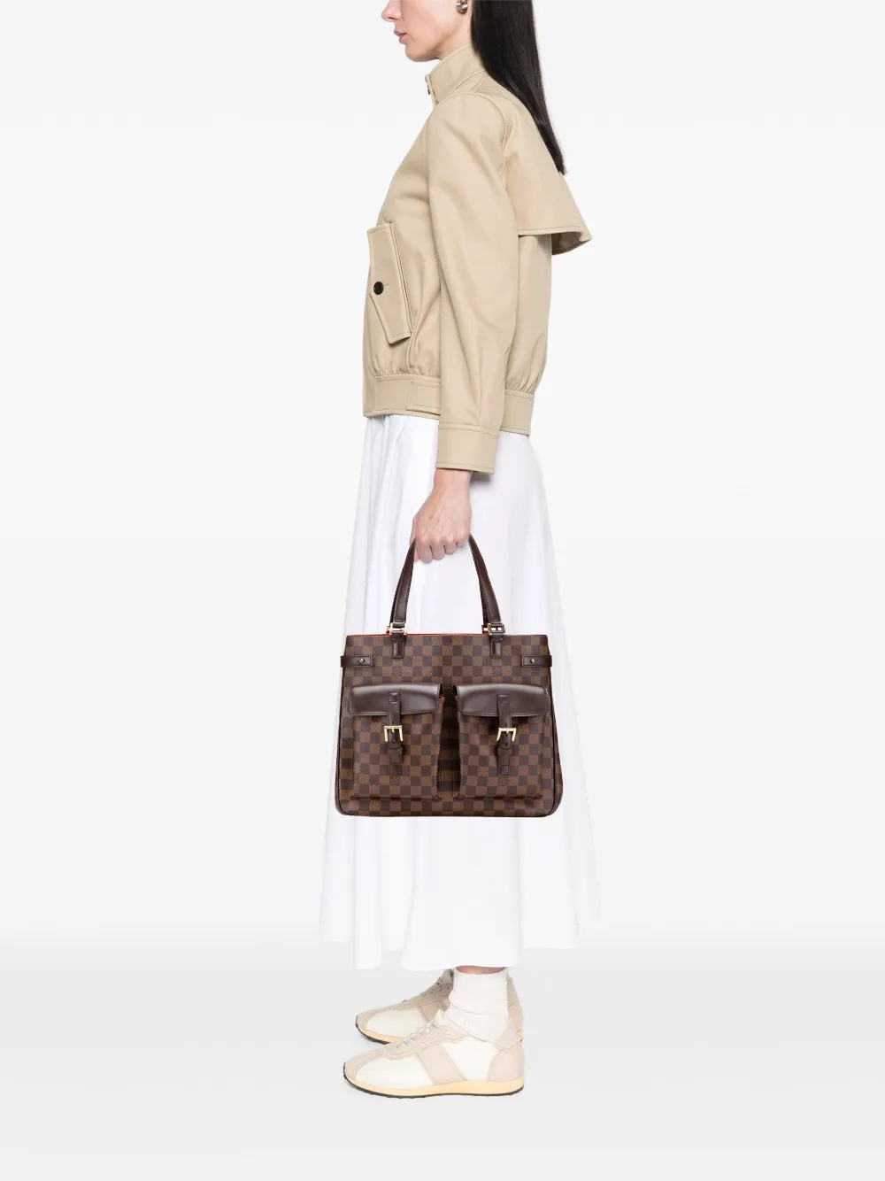 Louis Vuitton Pre-Owned 2005 Damier Ebene Uzes tote bag | Pre-Owned | Image 2