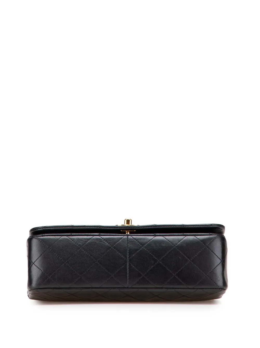 Pre-owned Chanel 1989-1991 Medium Quilted Lambskin Full Flap Crossbody Bag