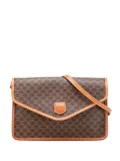 Céline Pre-Owned 2008 Macadam Coated Canvas crossbody bag - Brown