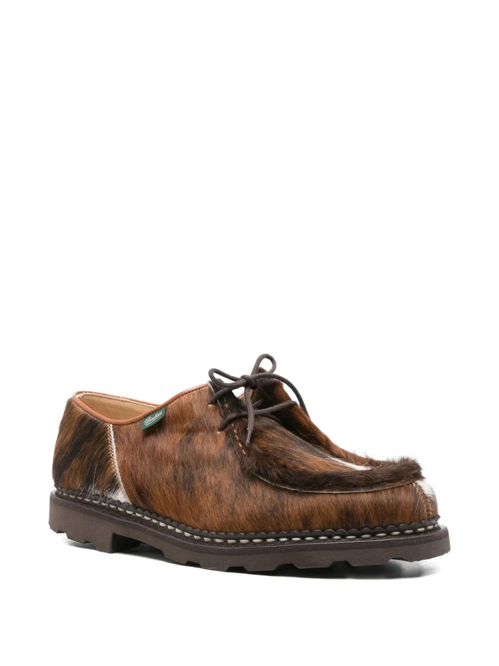 Paraboot Michael calf-hair Derby shoes Brown