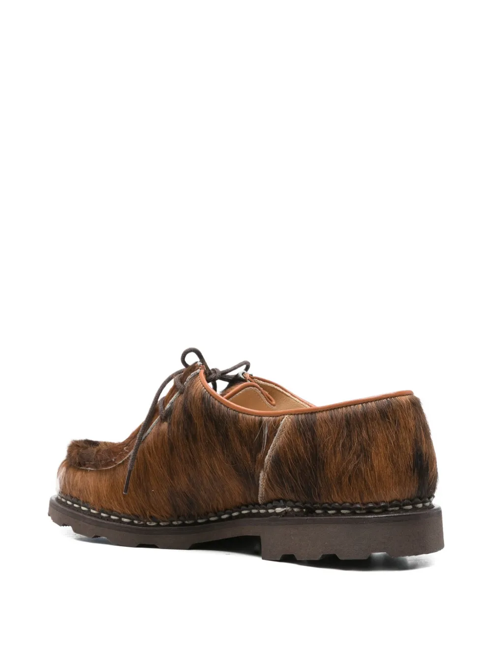 Paraboot Michael calf-hair Derby shoes Brown