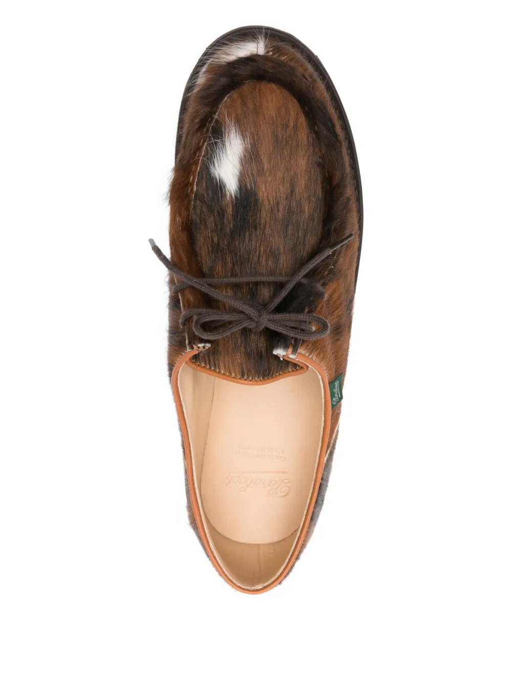Paraboot Michael calf-hair Derby shoes Brown