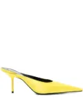 Victoria Beckham 75mm Sloan mules - Yellow