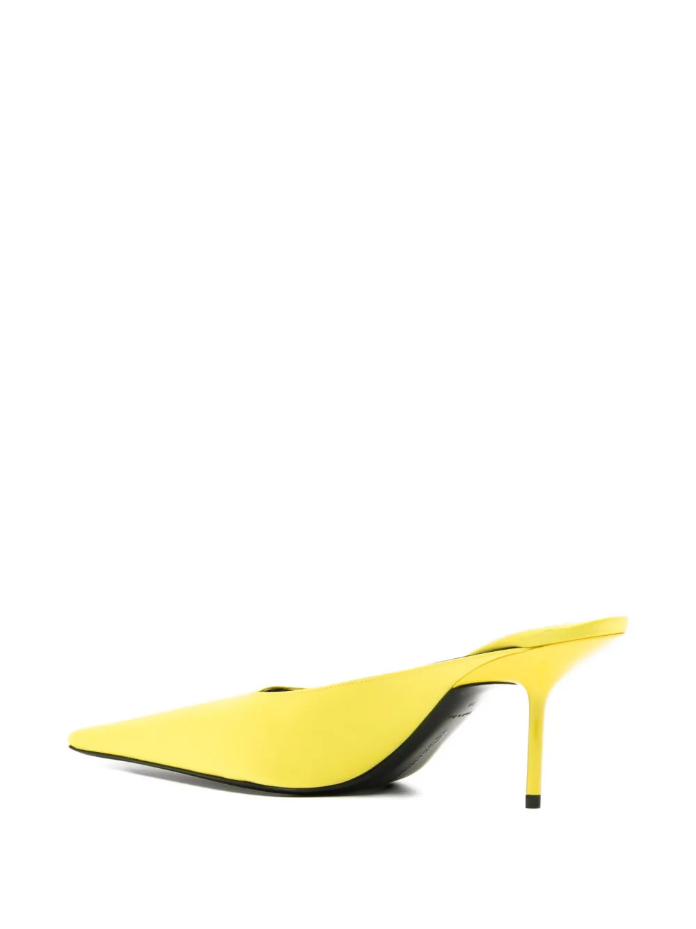 Victoria Beckham 75mm Sloan Mules In Yellow