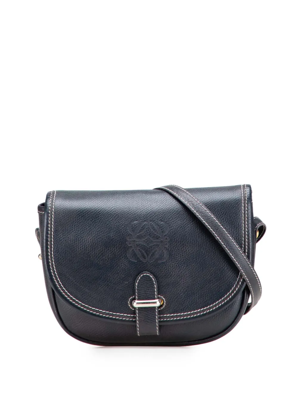 Loewe Pre-Owned 2000-2025 Leather Anagram crossbody bag - ブルー Loewe Pre-Owned 2000-2025 Leather Anagram crossbody bag - ブルー