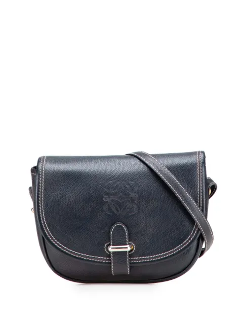 Loewe Pre-Owned 2000-2025 Leather Anagram crossbody bag