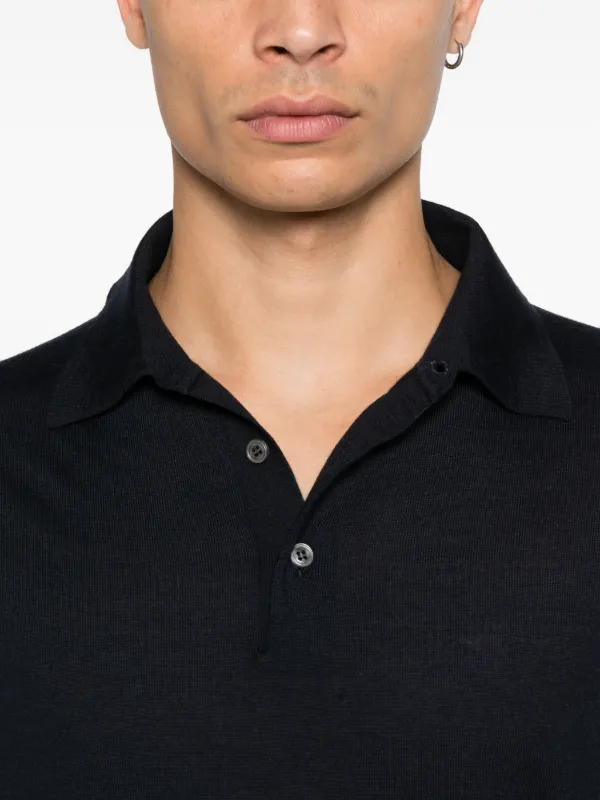 ラルディーニニットポロ LARDINI ラルディーニ スキッパー ポロシャツ