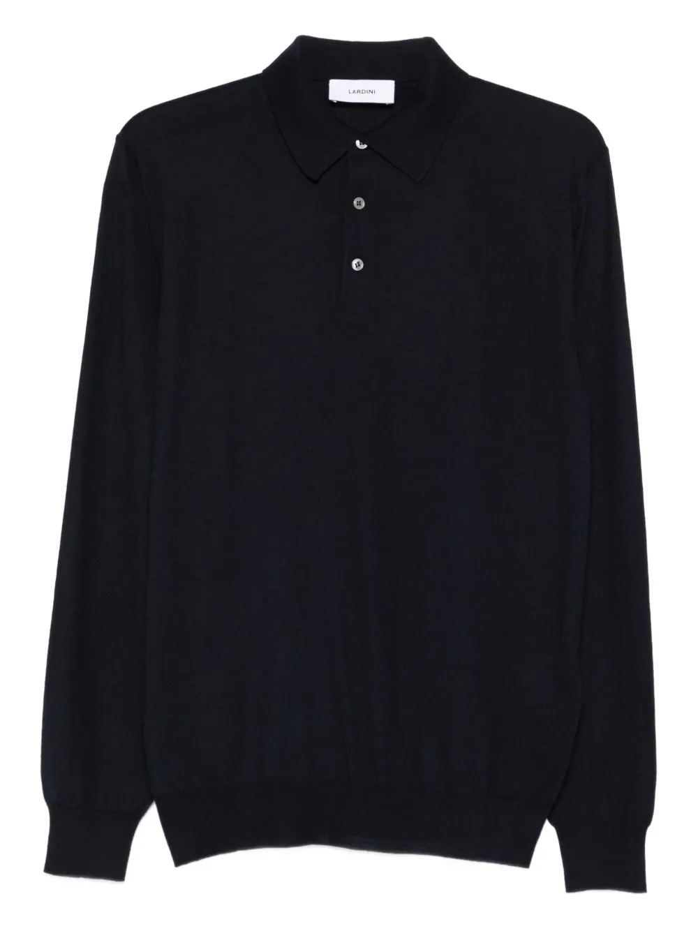 Lardini long-sleeves polo shirt Blauw