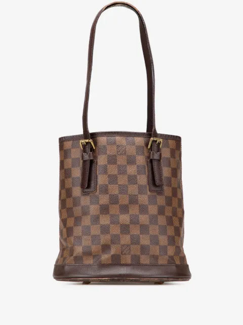 Louis Vuitton Pre-Owned 1997 Damier Ebene Marais bucket bag