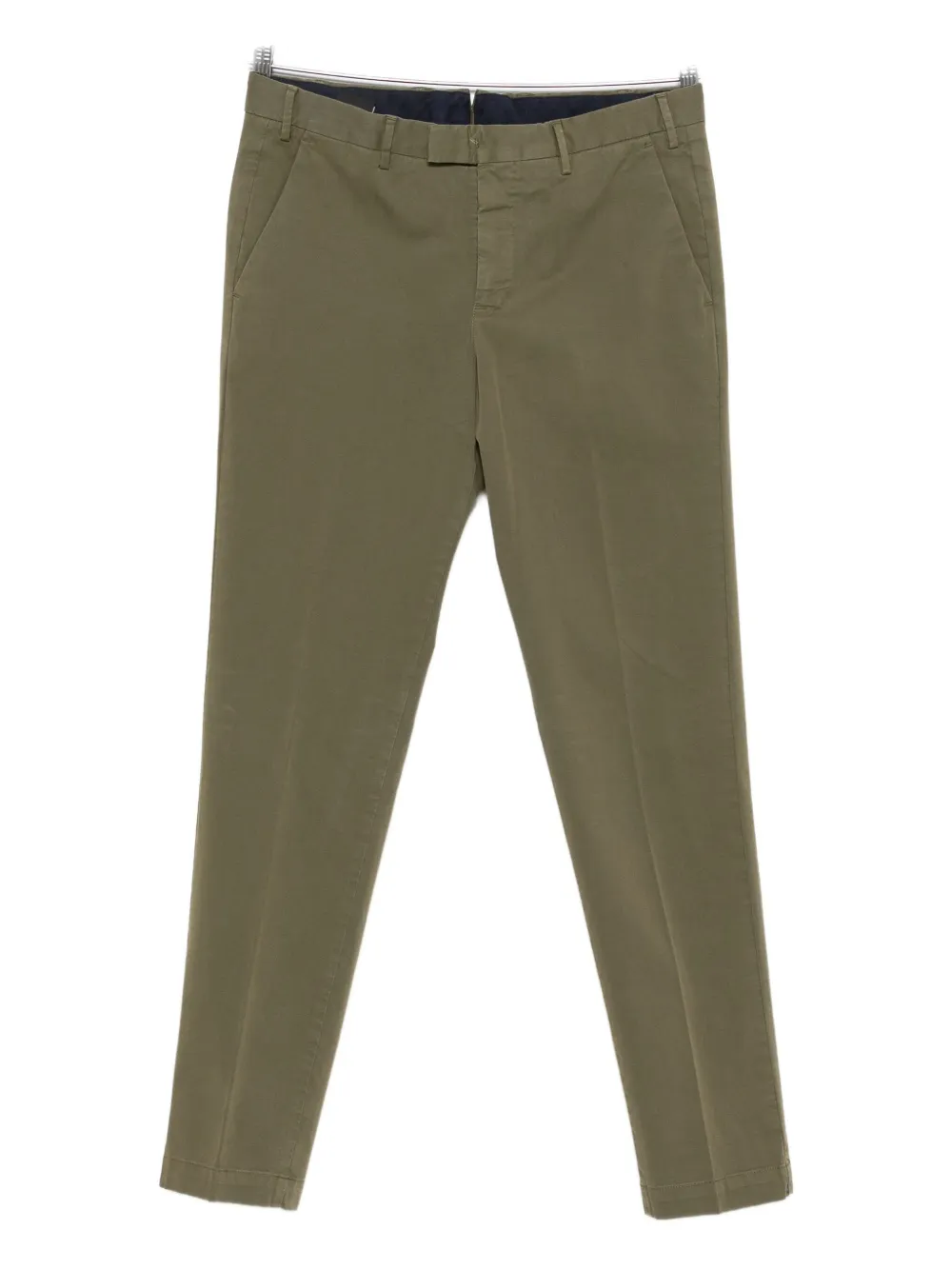 Pt Torino Belt-loops Trousers In Green