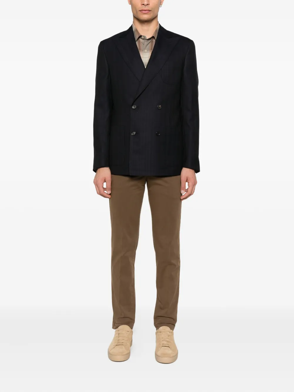 PT Torino belt-loops trousers - Bruin