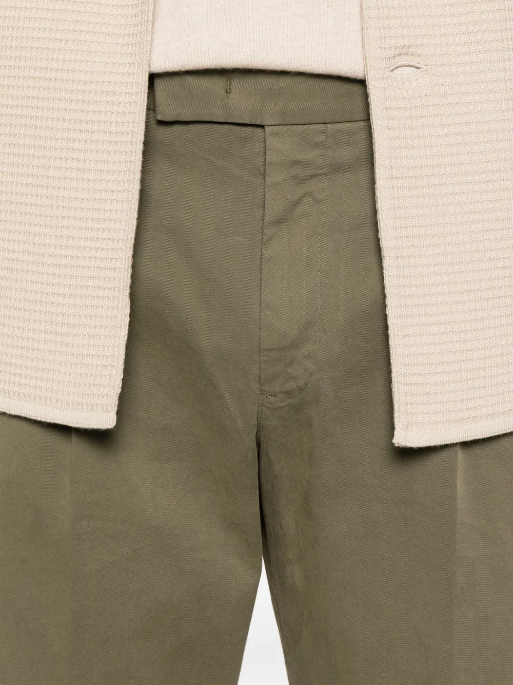 PT Torino pleated-details trousers Groen